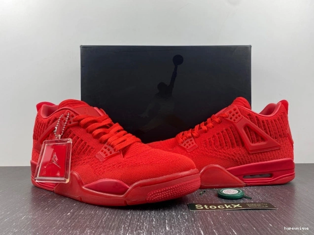 HYPE Red AQ3559-600 Jordan Retro 4 Flyknit 0819